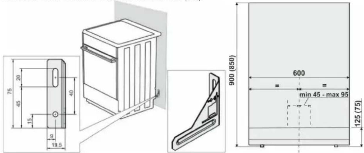 HISENSE HEIT6A40BG - RÉGLAGE DE LA CUISINIÈRE EN HAUTEUR (selon le modèle) - 4