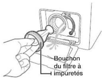 SAMSUNG WF0604ABW - NETTOYAGE DU FILTRE À IMPURETÉS - 2