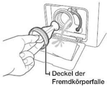 SAMSUNG WF0604ABW - REINIGEN DER FREMDKÖRPERFALLE - 3