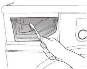 SAMSUNG WF0604ABW - WASCHMITTELBEHÄLTER UND EINSCHUB REINIGEN - 3