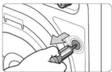 SAMSUNG WF61F4E0N2W - STAP 2 - De transportbouten verwijderen - 2