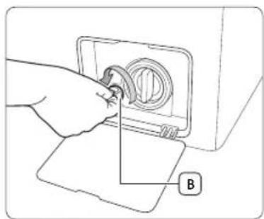 SAMSUNG WF61F4E0N2W - Vidanger le lave-linge en urgence - 3