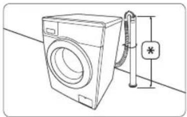 SAMSUNG WF61F4E0N2W - Dans une conduite d'évacuation - 1