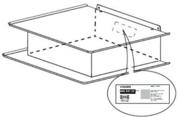 IKEA VIGGBO 105.931.38 - Muszaki adatok - 1