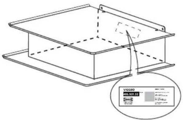 IKEA VIGGBO 105.931.38 - TexhiHi daHI - 1