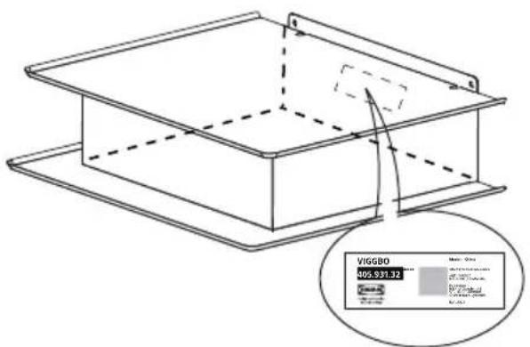 IKEA VIGGBO 105.931.38 - Données techniques - 1