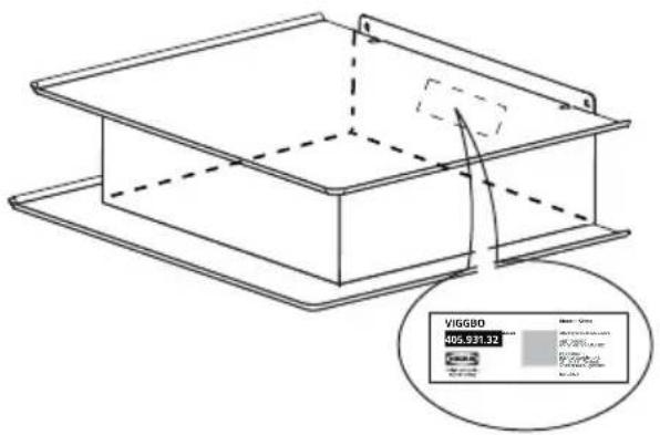 IKEA VIGGBO 105.931.38 - Tehnilised andmed - 1