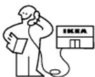 IKEA VIGGBO 105.931.38 - Hvernig a ao ní okkur ef pu parft á pjónustu okkar a ð halda - 1