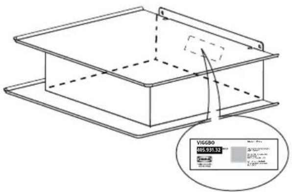 IKEA VIGGBO 105.931.38 - Tekniske data - 1