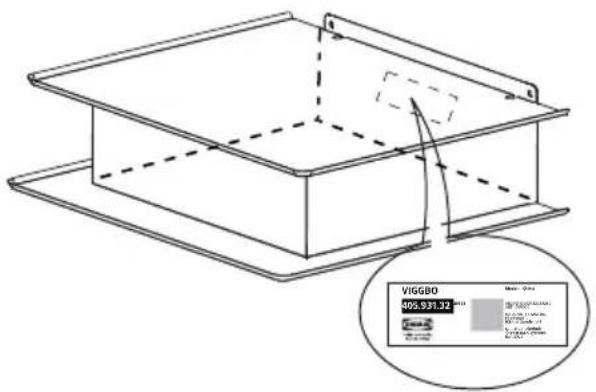 IKEA VIGGBO 105.931.38 - Tekniset tiedot - 1