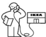 IKEA VIGGBO 105.931.38 - Sá har nár du oss om du behöver var hjälp - 1