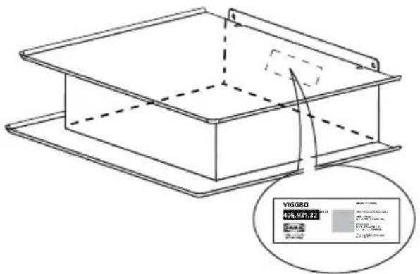 IKEA VIGGBO 105.931.38 - Tekniske data - 1