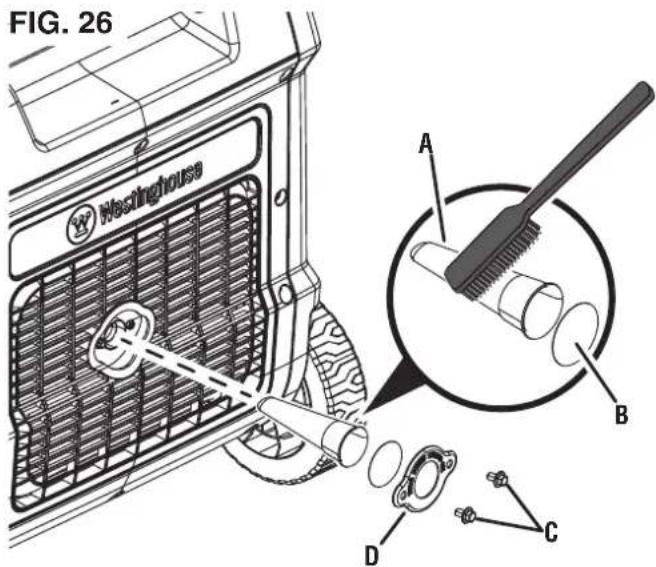 WESTINGHOUSE iGen11000TFc - Para hacer configurar el recipiente del flotador en seco: - 1