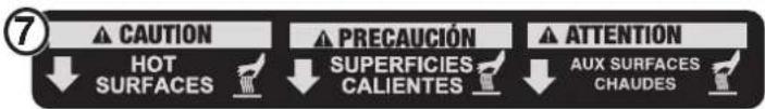 WESTINGHOUSE iGen11000TFc - ⑦ Superficie caliente - 3