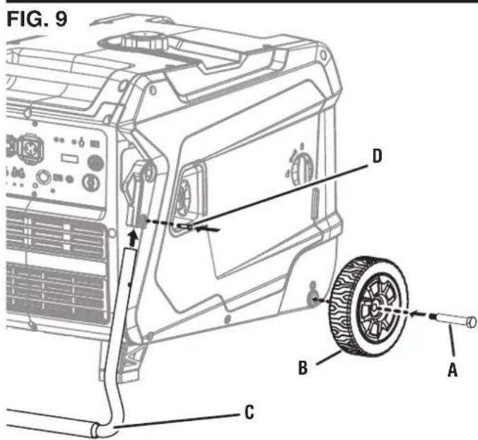 WESTINGHOUSE iGen11000TFc - Voir la figure 9. - 2