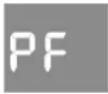WESTINGHOUSE WPac8000s - CÓDIGO DE ERROR - 1