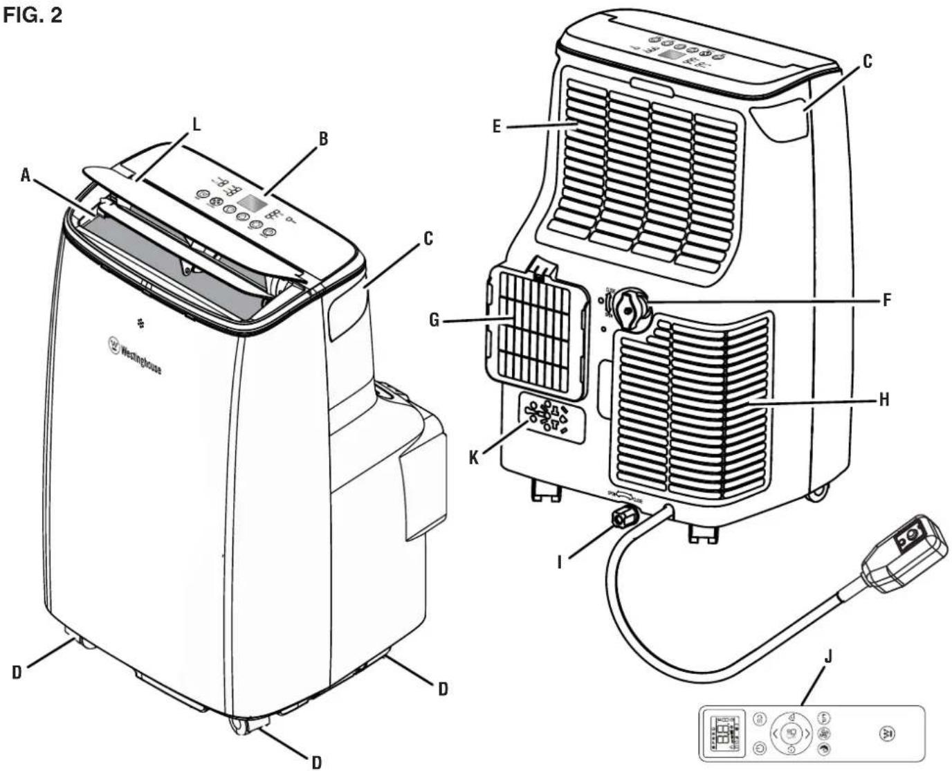 WESTINGHOUSE WPac8000s - ADVERTENCIA - 2
