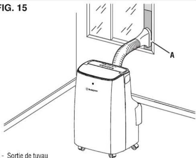 WESTINGHOUSE WPac8000s - INSTALLATION DU KIT D'ÉVENT DE FENÊTRE - 7