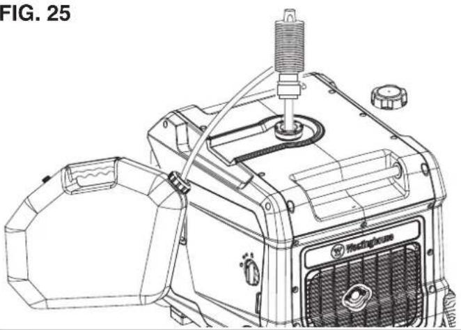 WESTINGHOUSE iGen8200TFc - REPLACING THE FUEL FILTER - 1