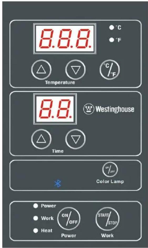 WESTINGHOUSE WES43-1700 - CAUTION: Exit the Sauna Immediately If you feel any discomfort. - 1