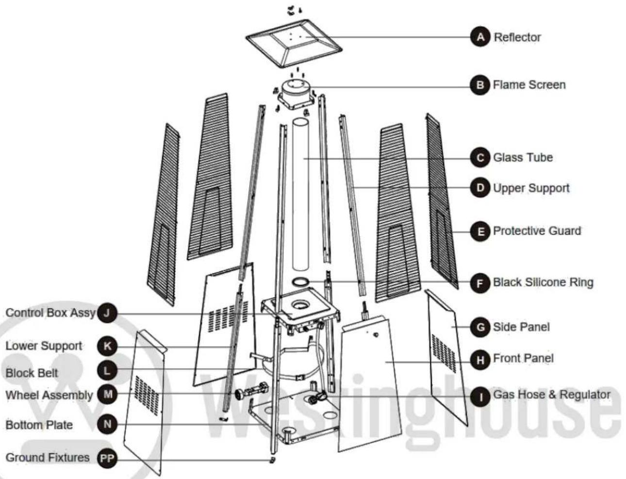 WESTINGHOUSE WES31-9200 - WARNING - 4