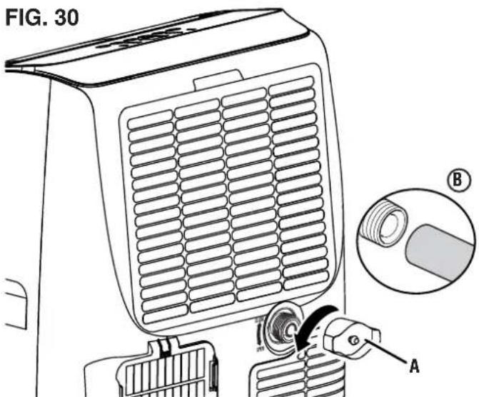 WESTINGHOUSE WPac14000h - Vidange continue en mode sec: - 2