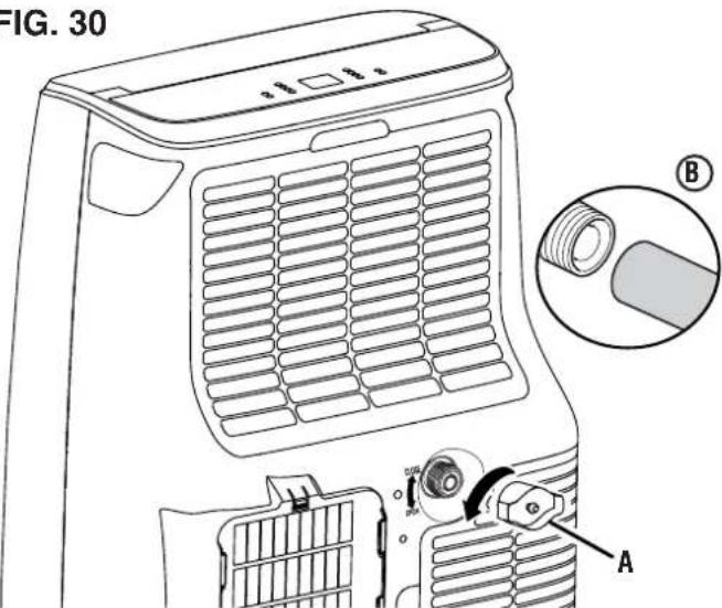 WESTINGHOUSE WPac14000h - Continuous draining in dry mode: - 2