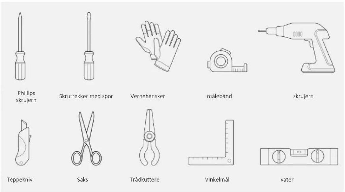 HOOVER HONBQT3518E - Verktøy som trengs - 1