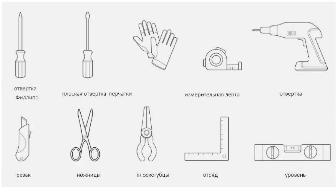 HOOVER HONBQT3518E - Необходимые инструменты - 1