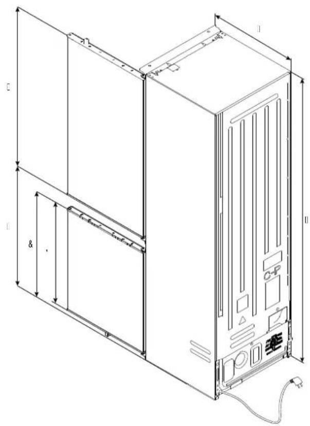HOOVER HONBQT3518E - Install this product in a location where the ambient temperature is not lower or higher than the operating temperature indicated on the product label: otherwise, the appliance will not function correctly. - 2