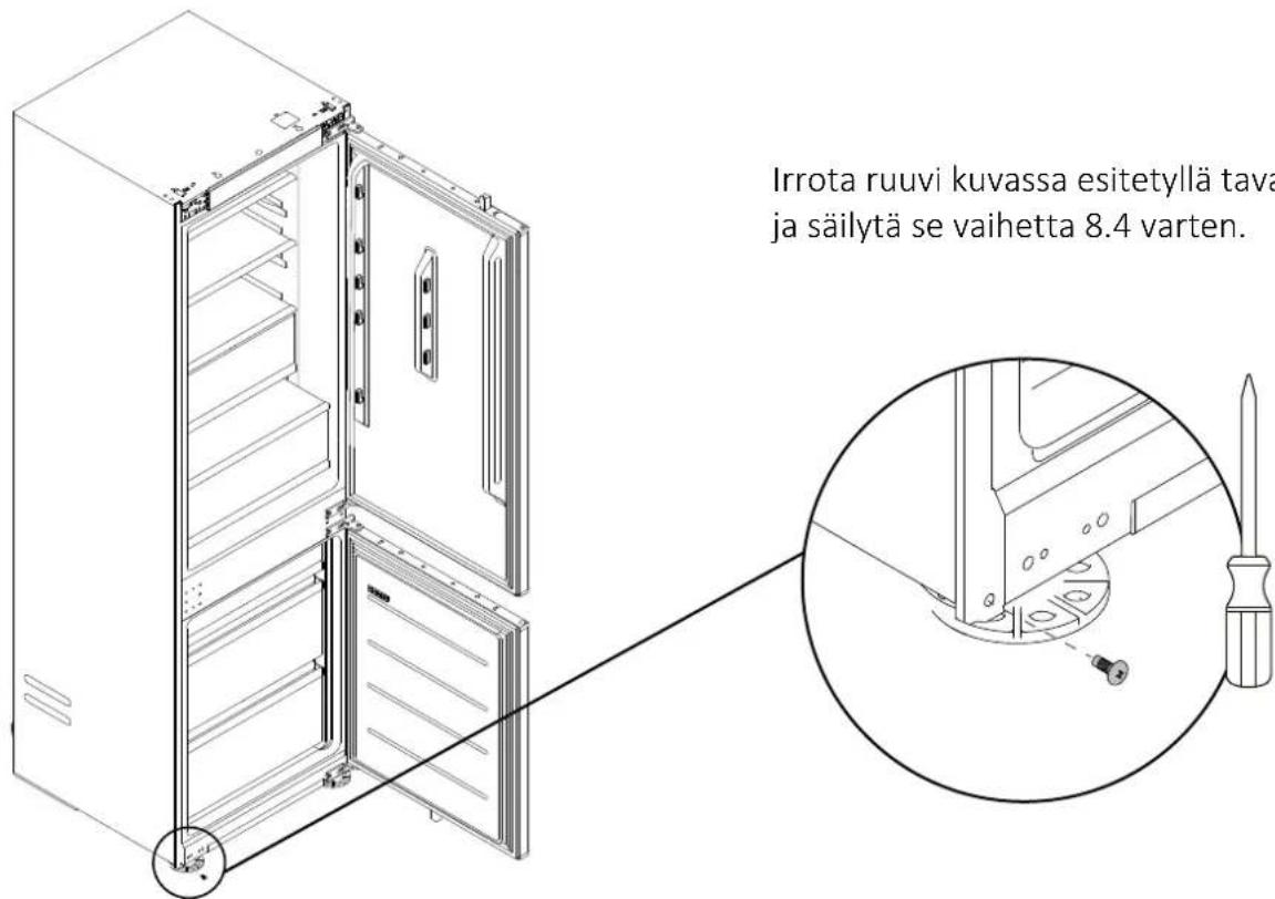 HOOVER HONBQT3518E - Pohjaruvin irrotus - 1