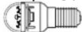 WHIRLPOOL ART 6600 LH E - Жарыкдиодты шам лампасын алмастыру (құрылғының үлгісіне қарай) - 1