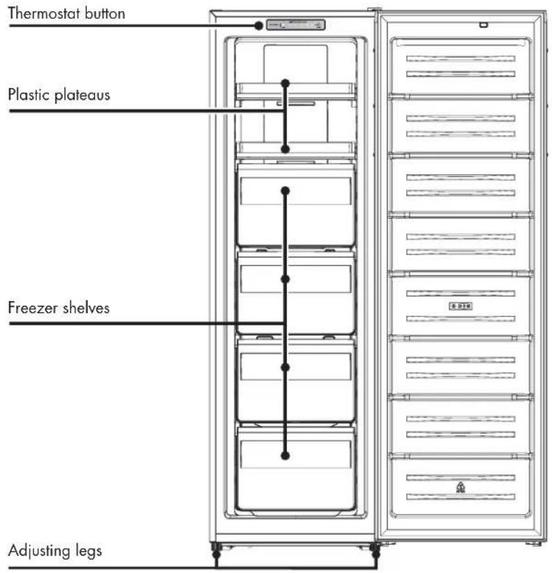 Wisberg WBVR170NFDW - DIMENSIONS - 1