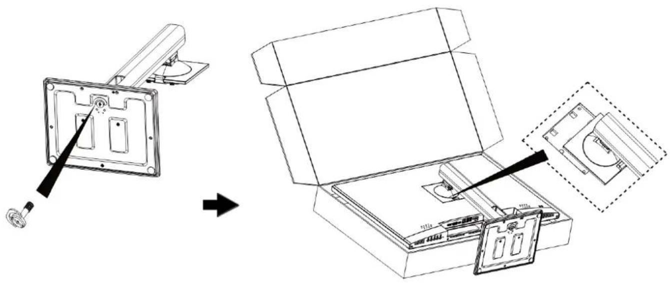 Japannext JN-282i4KP-HSP - Assembling the Monitor Base - 1