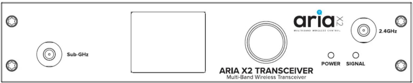 Elation ARIA X2 TRANSCEIVER - SYSTEM MENU - 1