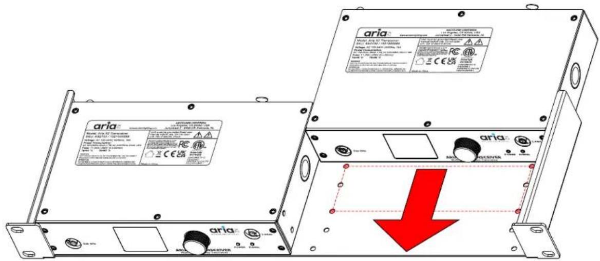 Elation ARIA X2 TRANSCEIVER - RACK MOUNT INSTALLATION - 1