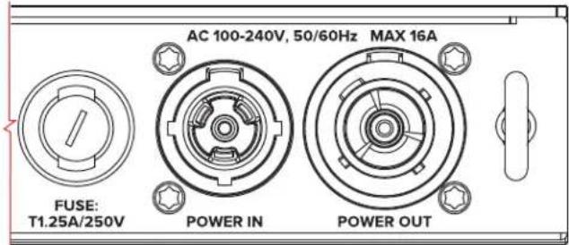 Elation ARIA X2 TRANSCEIVER - AC CONNECTIONS - 1