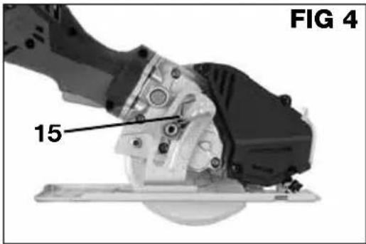 Genesis GMCS547C - ADJUSTING THE DEPTH OF CUT (FIG 4) - 1
