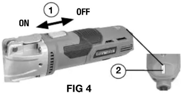 Genesis GMT35T - ACCION DEL INTERRUPTOR (FIG 4) - 1