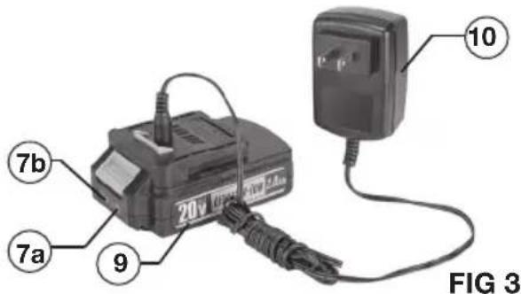 Genesis GLIW2012BH - CHARGING THE BATTERY (FIG 3) - 1