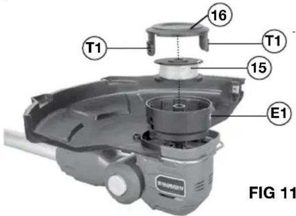 Genesis GLGST20B - REEMPLAZO DEL CARRETE (FIG 11) - 1