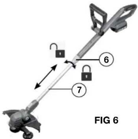 Genesis GLGST20B - Para ajustar el mango auxiliar (FIG 5) - 1