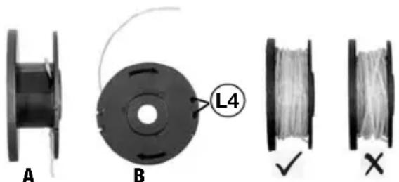 Genesis GLGST20B - REEMPLACEMENT DE LE FIL DE COUPE (FIG 12) - 1