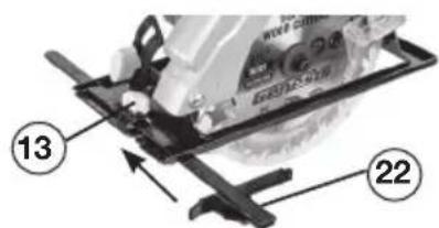 Genesis GLCS2065B - INSTALLING THE EDGE GUIDE (FIG 3) - 1