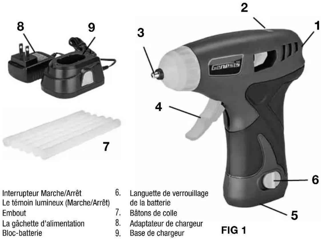 Genesis GLGG08B - CONSERVEZ CES INSTRUCTIONS - 1