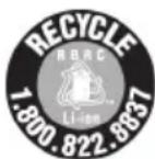 Genesis GLJS20B - IMPORTANT BATTERY INFORMATION: DISPOSING OF THE BATTERY - 1