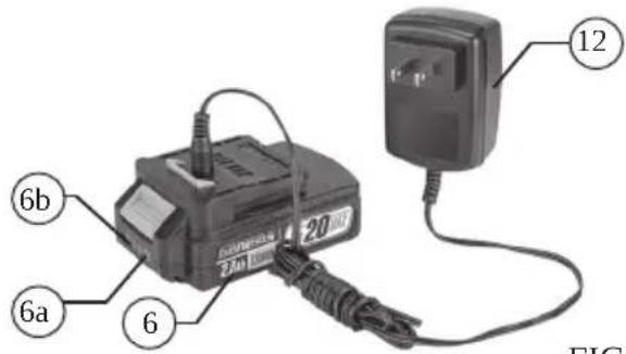 Genesis GLJS20B - CHARGING THE BATTERY (FIG 3) - 1