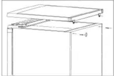 SEVERIN VKS 8843 - Changing the door hinge - 1