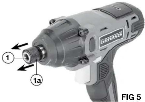 Genesis GLID20B - HEX CHUCK (FIG 5) - 1