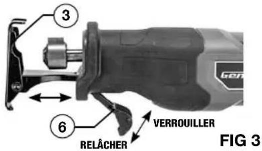 3 6 RELÄCHER VERROUILLER FIG 3